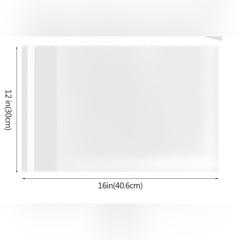 Bundle of 30 Clear Self-Sealing Bags – 3 Sizes – 9x12, 12x16, 14x18 10 Of Each - Picture 3 of 9